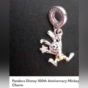 Pandora Disney 100th Anniversary Mickey Mouse Charm
